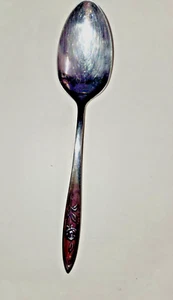 Cucchiaio da portata solido Oneida Community inox MY ROSE 8 1/4” - Foto 1 di 4