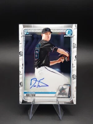 2020 Bowman Draft Chrome Draft Picks Auto Dax Fulton Daxton Fulton #CDA-DF Auto - Image 1 of 2