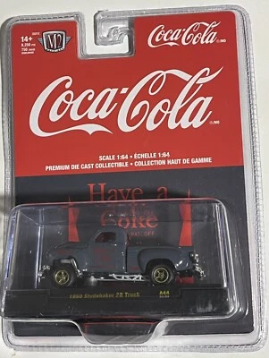 M2 1:64 Scale Coca Cola 1950 Studebaker 2R truck A44 NIB 9b - Image 1 of 2