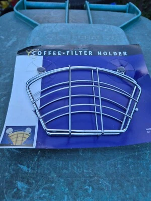 KAFFEE-FILTER-HALTER 2x Saugnapf Kaffeefilterhalter Kaffeepad Kaffeefilter 79 - Bild 1 von 4