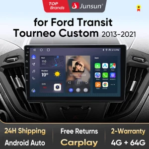 64G PARA Ford Transit Custom 2012-2021 9" Android 13 Radio Coche Carplay GPS NAVEGACIÓN POR SATÉLITE - Imagen 1 de 14