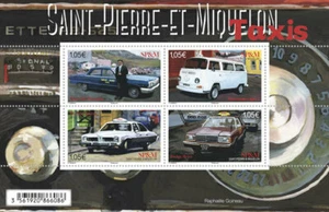 Pierre Miquelon 2019 spm car taxis cab VOLKSWAGEN DODGE ms4v mnh - Picture 1 of 1