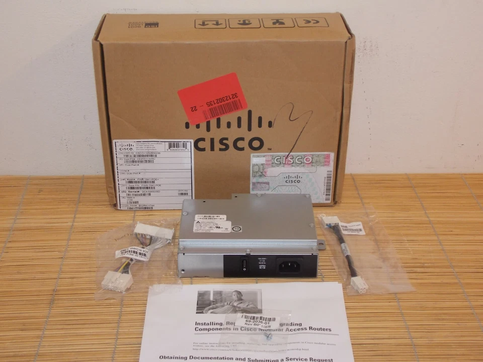 NEU Cisco PWR-1941-POE 1941 Router POE Power Supply NEW OPEN BOX - Bild 1 von 1