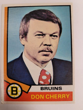 1974-1975 O-Pee-Chee Don Cherry Rookie Card # 161