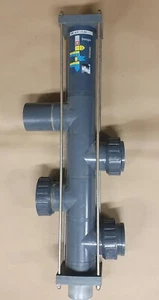 Besgo DN65/d75mm 250mm Rückspülventil 083301 BS835869 5 Wege Ventil PVC 65 75 - Picture 1 of 2