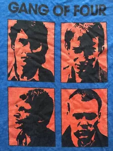 Gang Of Four Band T-Shirt, Blue, Men’s XL, Post Punk Dance Punk - Picture 1 of 7