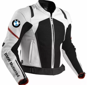 New BMW Motorrad Racing Biker Leather Jacket, MotoGP Motorbike Leather Jacket US - Bild 1 von 4