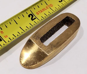 NEW USA BRASS FINGER GUARD BOLSTER CUSTOM KNIFE BLANK MAKING SUPPLIES - Picture 1 of 2