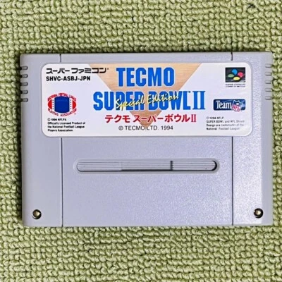 Nintendo Super Famicom Tecmo Super Bowl 2 Cartridge Only SFC JAPAN - Image 1 of 4