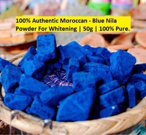 Blue Nila Powder For Whitening | 50g | 100% Pure 100% Authentic Moroccan. - Picture 1 of 8