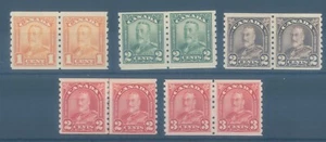 CANADA 1930-1931 MLH George V pairs - Picture 1 of 1