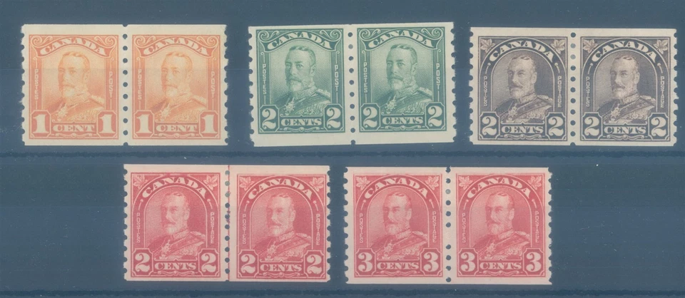 CANADA 1930-1931 MLH George V pairs - Image 1 of 1