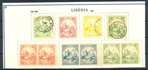 LIIBERIEN - FOURNIER FÄLSCHUNG AUF SEITE ANGEBRACHT -10 x ST. -MARKIERT VAUD @83 - Bild 1 von 1