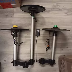 Rock Band 2 Drum Set Triple Cymbals Universal Expansion, Poles Brackets Set of 3 - Picture 1 of 12