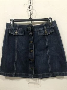 SO® Juniors Denim Jean Short Mini Skirt Size 5 (2-TW-2823) - Imagen 1 de 6