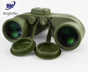 10X50 NightInternal Compass Binoculars Rangefinder Birdwatching Hunting Boating - Picture 1 of 30