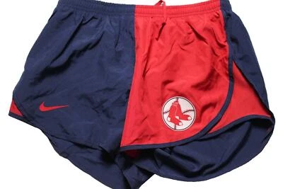 NIKE Womens 3" Tempo Boston Red Sox Running Athletic Shorts Navy Blue/Red Sz S - Image 1 of 4
