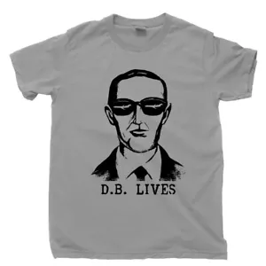 T-Shirt DB Cooper Lives FBI Most Wanted Fugitive Unsolved Mystery Conspiracy T-Shirt - Bild 1 von 12