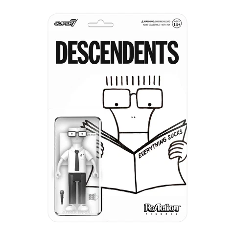 Descendents Collectible 2022 Super7 Milo “Everything Sucks” Reaction Figure Cover