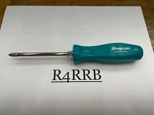 Snap-on Tools USA NEW TEAL Hard Handle #2 Phillips Screwdriver SDDP42IRATL - Picture 1 of 9