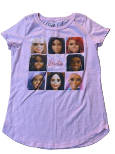 Mattel Barbie Light Pink T Shirt Girls Size large (10-12) Top Youth s/s - Picture 1 of 2