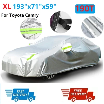 Cubierta de coche para Toyota Camry 190T exterior lluvia UV polvo nieve protección contra todo tipo de clima Foto 1 de 4
