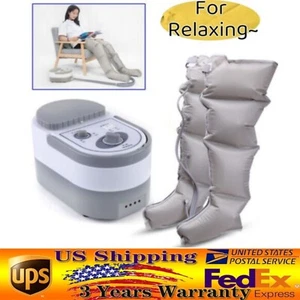 MACCHINA COMPRESSIONE GAMBE TRATTAMENTO LINFEDEMA POMPA ARIA MASSAGGIATORE GAMBE per caviglia TOP - Foto 1 di 20
