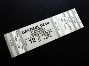 Grateful Dead Ticket Augusta Civic Maine ME 10/12/84 10/12/1984 30 Trips 1984 GD - Picture 1 of 12