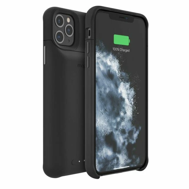 mophie 401004407 Charging Battery Case for Apple iPhone 11 Pro Max - Black