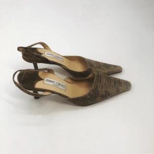 Jimmy Choo Multisnake Slingbacks sz 38/8 - Picture 1 of 5