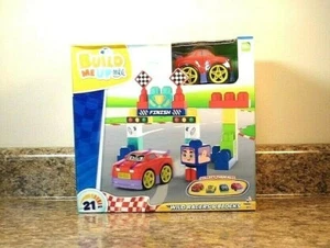 Build Me Up Maxi Wild Racers & Blocks Set Costruzioni 21 Pezzi NUOVO - Foto 1 di 3