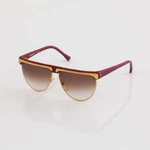 Occhiali da sole Missoni M 53-U M 53 U C. 035 rosso e oro nuovi vintage Made in Italy - Foto 1 di 12