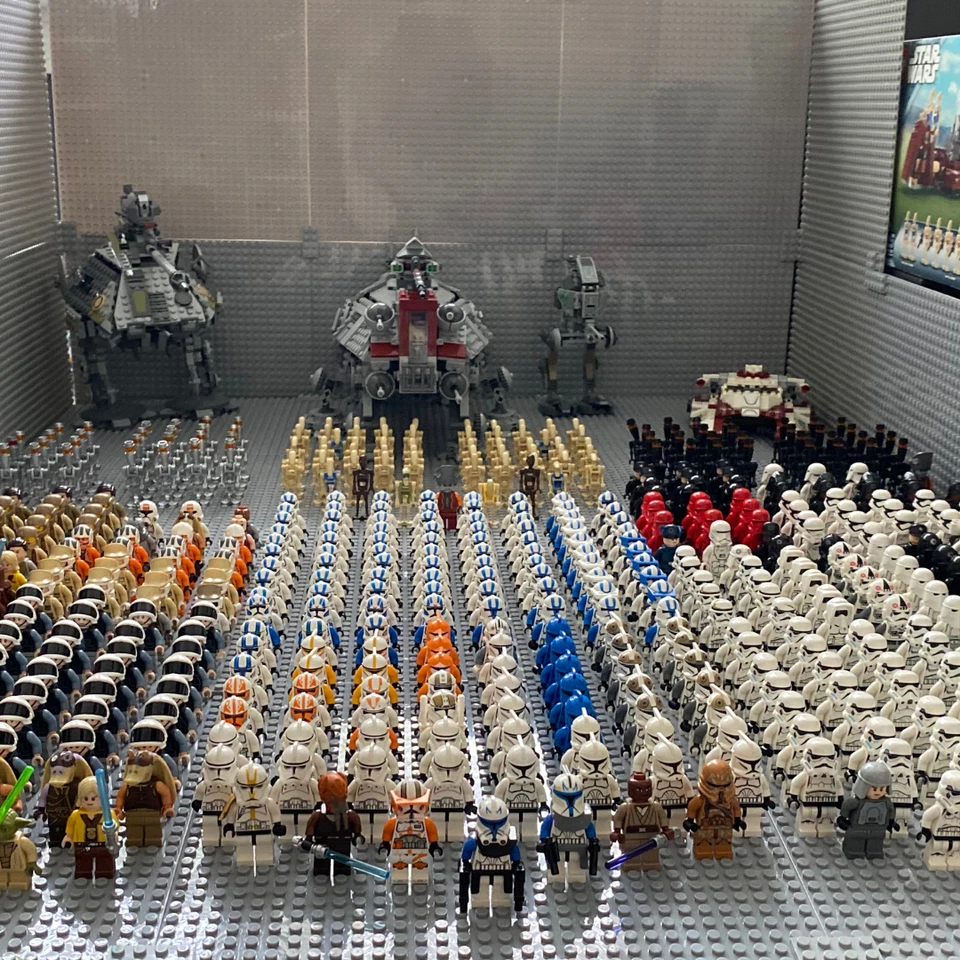 8 X оптовый лот Lego Star Wars минифигурки Mystery Clone Rebel Lego фигурка лот дроидов - Изображение 1 из 4