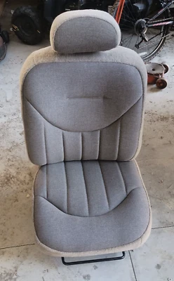 Asiento de pasajero delantero Ford Crown Victoria tela gris manual OEM Foto 1 de 4