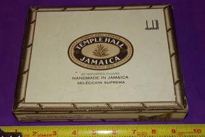 Temple Hall Estates Jamaica Wood Cigar Box 9-1/8" X 7-9/16 X 1-1/2" vintage - Bild 1 von 9