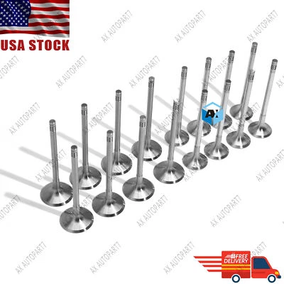 MAHLE 16x Engine Intake Exhaust Valves For VW GTI GLI AUDI A3 A4 Q5 1.8T 2.0T Foto 1 de 4