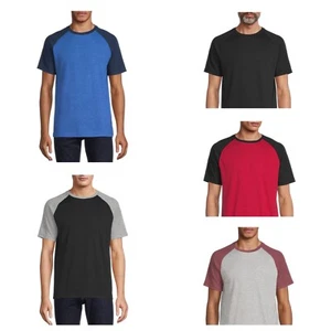 George Men's Raglan Moisture Wicking T-Shirt Size: M, L, XL, 2X, 3X NWT - Picture 1 of 11