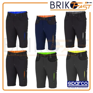 PANTALONI PANTALONCINI CORTI DA LAVORO SPARCO LAREDO TECH LIGHT BERMUDA SHORTS - Foto 1 di 21
