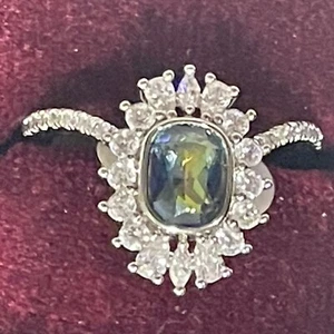 Bomb Party Charming & Chic Purple Rainbow Topaz Sz8 NWT - Picture 1 of 3