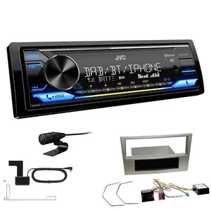 JVC KD-X472DBT Autoradio Bluetooth DAB+ für Opel Astra H satin stone Canbus - Bild 1 von 6
