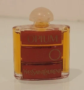 Vintage Opium perfume parfum Yves Saint Laurent .1/8 Fl Oz. MINI Splash Bottle - Picture 1 of 10