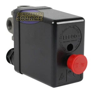 Interruptor de presión de 4 puertos Lefoo 95-125 PSI se adapta a compresores Hitachi Dewalt Emglo - Imagen 1 de 6