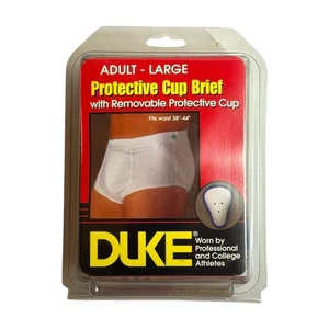 Vintage Duke Protective Cup Jock Slip Gr. Large Made In USA - Bild 1 von 5