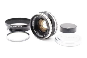 ¡Raro! [COMO NUEVO con filtro] Lente Canon 35 mm f/1,5 LTM L39 Leica Montaje con tornillo de JAPÓN - Imagen 1 de 23