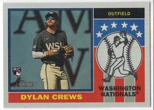 2025 Topps Heritage #76PI-15 Dylan Crews 1976 Player Icons Holographic - Picture 1 of 2