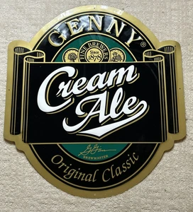 Genny Cream Ale Bier Schild 22x20 - Bild 1 von 6