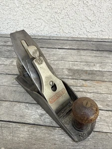 Vintage Stanley Bailey No. #4 Hand Bench Wood Planer MADE IN USA - Bild 1 von 14