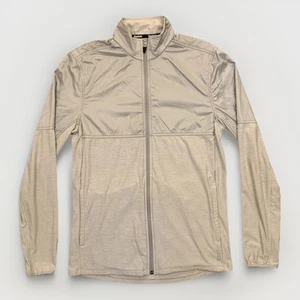 Reebok Herren Speedwick Jacke Größe S grau durchgehender Reißverschluss Activewear Taschen Stretch GUC - Bild 1 von 11