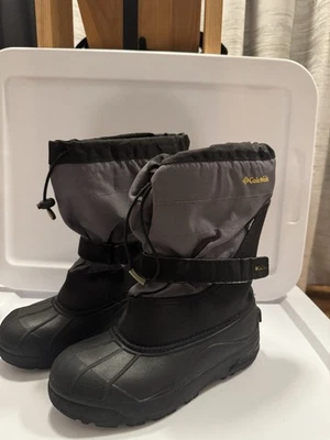 Columbia  Black Snow Boots Size 7 Waterproof BY1302-010 - Image 1 of 4