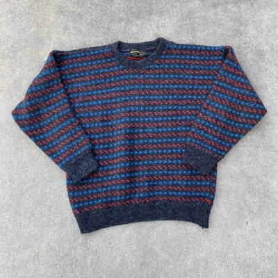 Vintage Devold Norweger Pullover grau rot blau Größe S Norwegen - Bild 1 von 4
